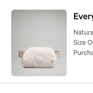 Lululemon everywhere belt bag